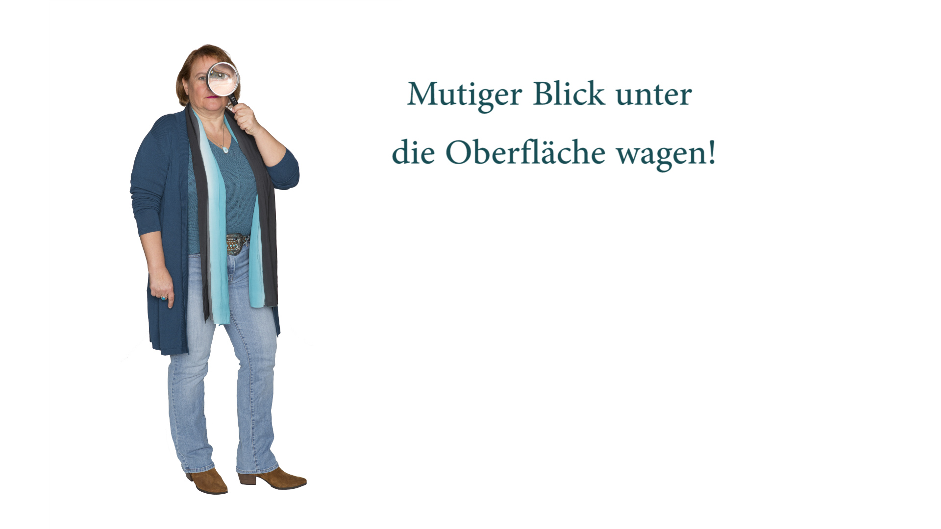 Wage einen mutigen Blick unter die Oberfl&auml;che!